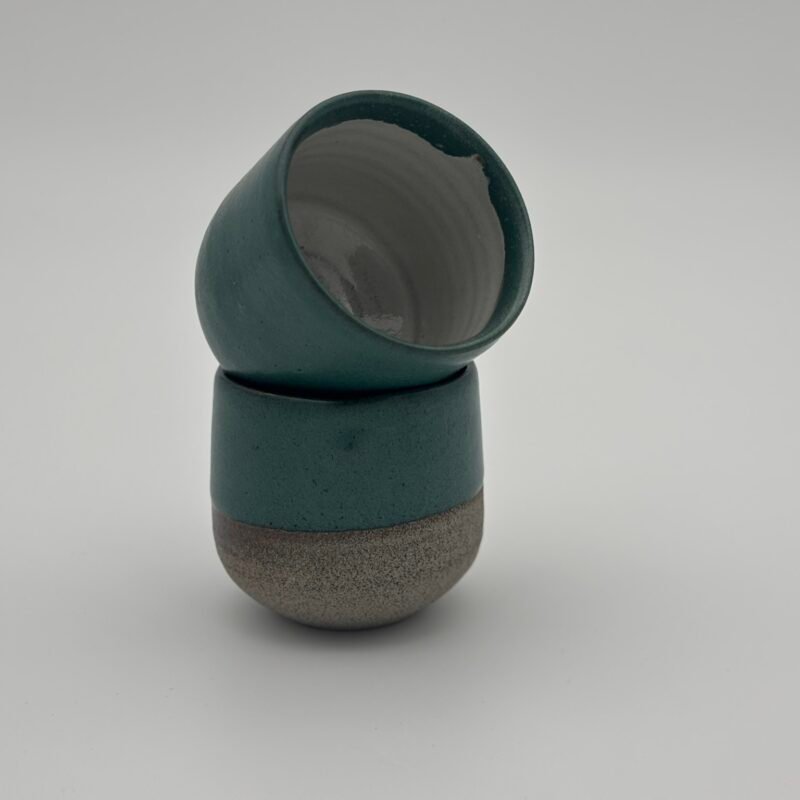 Czarki zielone do połowy